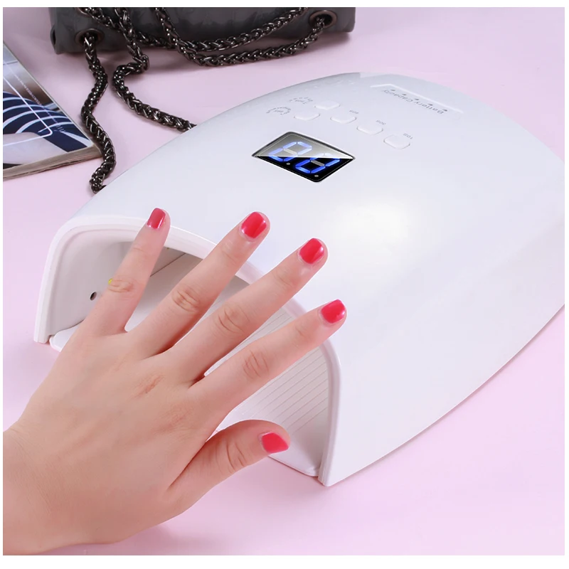 
New S10 48W 30 LEDs Upgraded Rechargeable UV Nail Lamp Wireless Nail Art Gel Cordless Gelpolish Dryer Gel Nail Polish LED Lamp 