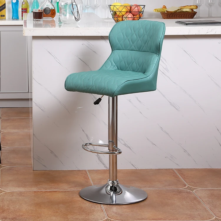 Cheap modern leather high swivel modern bar stool bar chair