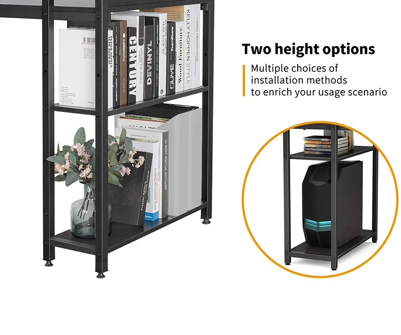 High quality new design office furniture computer desk table wooden iron staff home office desk