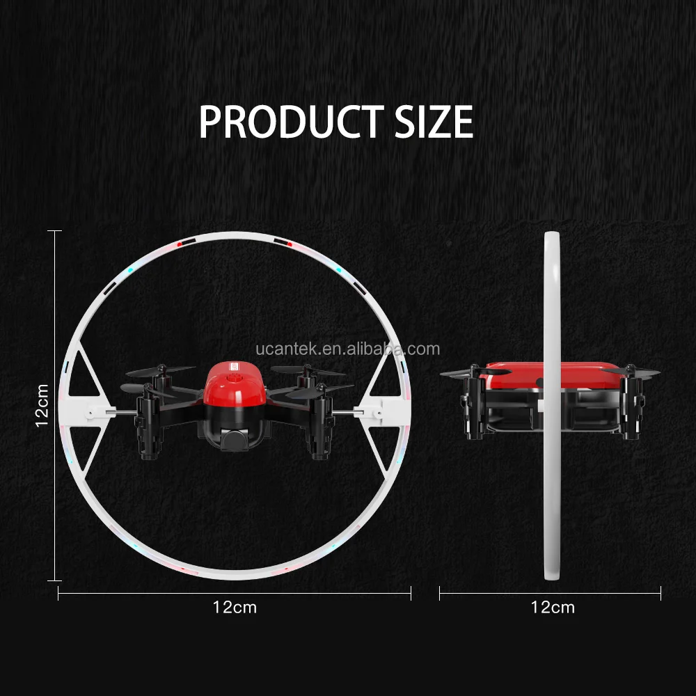 2.4GHz 4CH 6-Axis Gyro Headless Mode Mini Remote Control Toy RC Drones With Cool Flash LED Lights Ball For Children