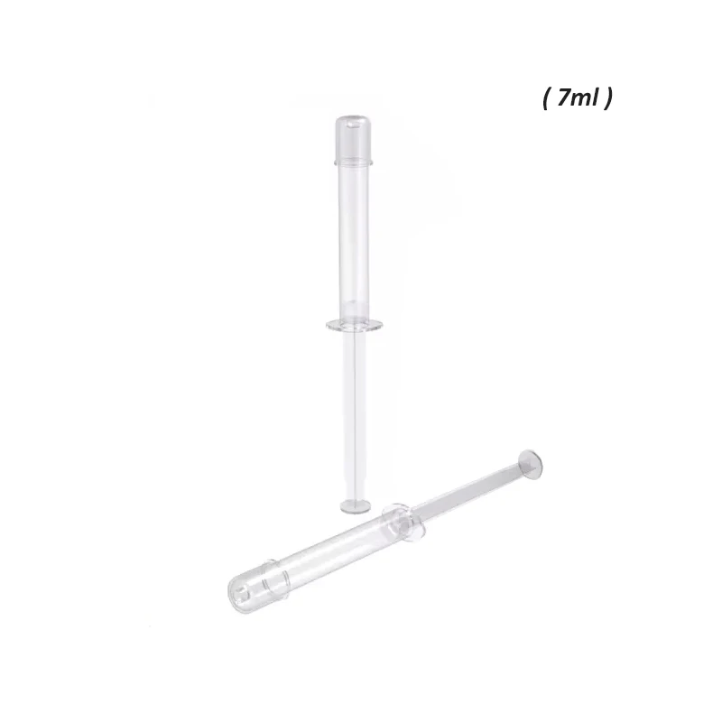 Free Sample 5ml 0.17oz Women Injector Gel Tube Skincare Container Syringe Bottle With Rear Push Type