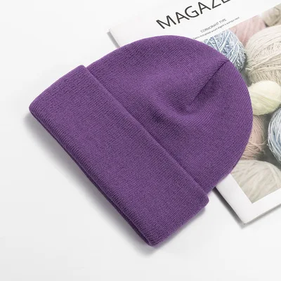 Fashion Loser Beanies Custom Made Knitted Unisex Winter Warm Beanie Hat Ski cold Soft Fisherman Beanie