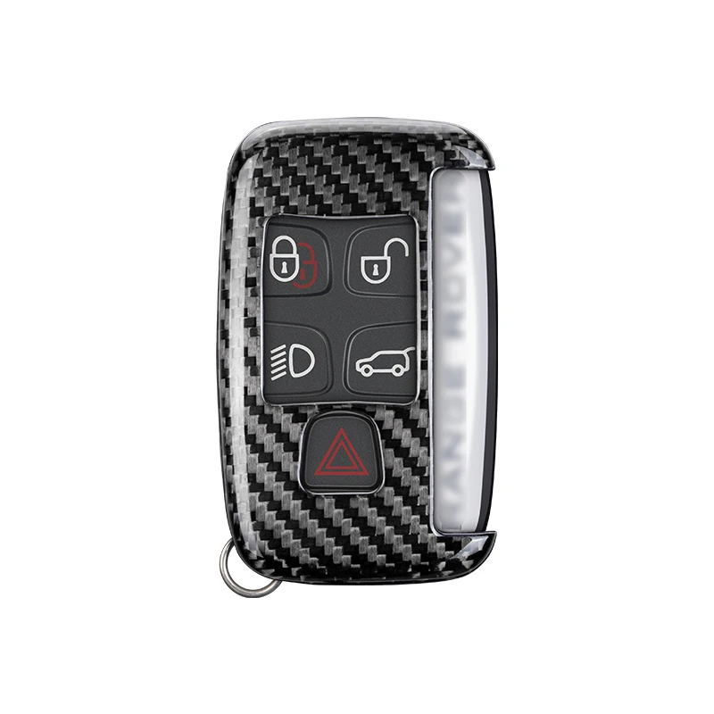 T-carbon  factory directly Auto supplies carbon fiber key cover fit for Land rover Range rover car key case car key Cover