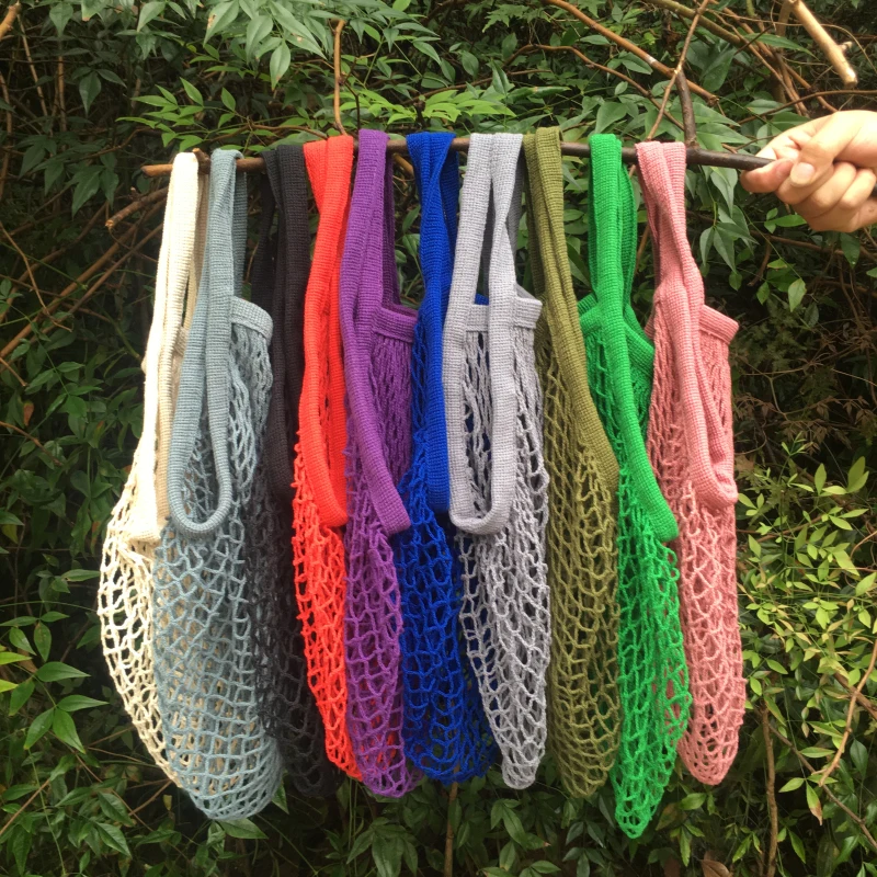 Пляжные сетчатые сумки-тоут из 100% хлопка