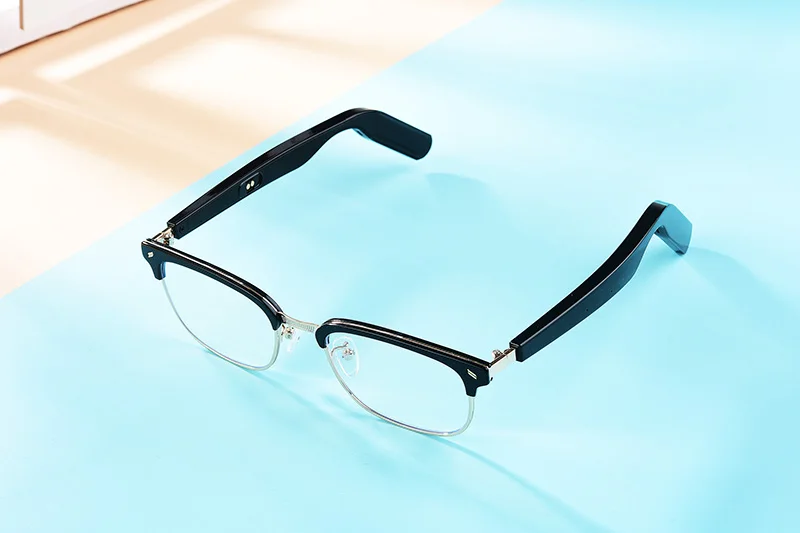 2022Pc Uv400 Resin Nylon Smart Headset Myopia Glasses Bluetooth Glasses Smart