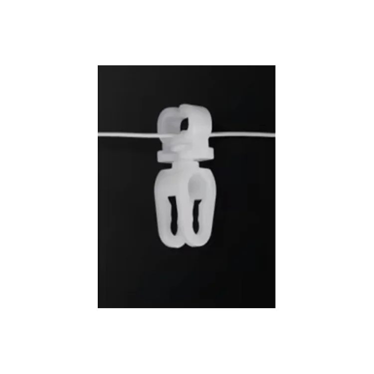 Customized Services Pom Material Rolling Friction Curtain Slider for Tent Windows Curtain Hanger