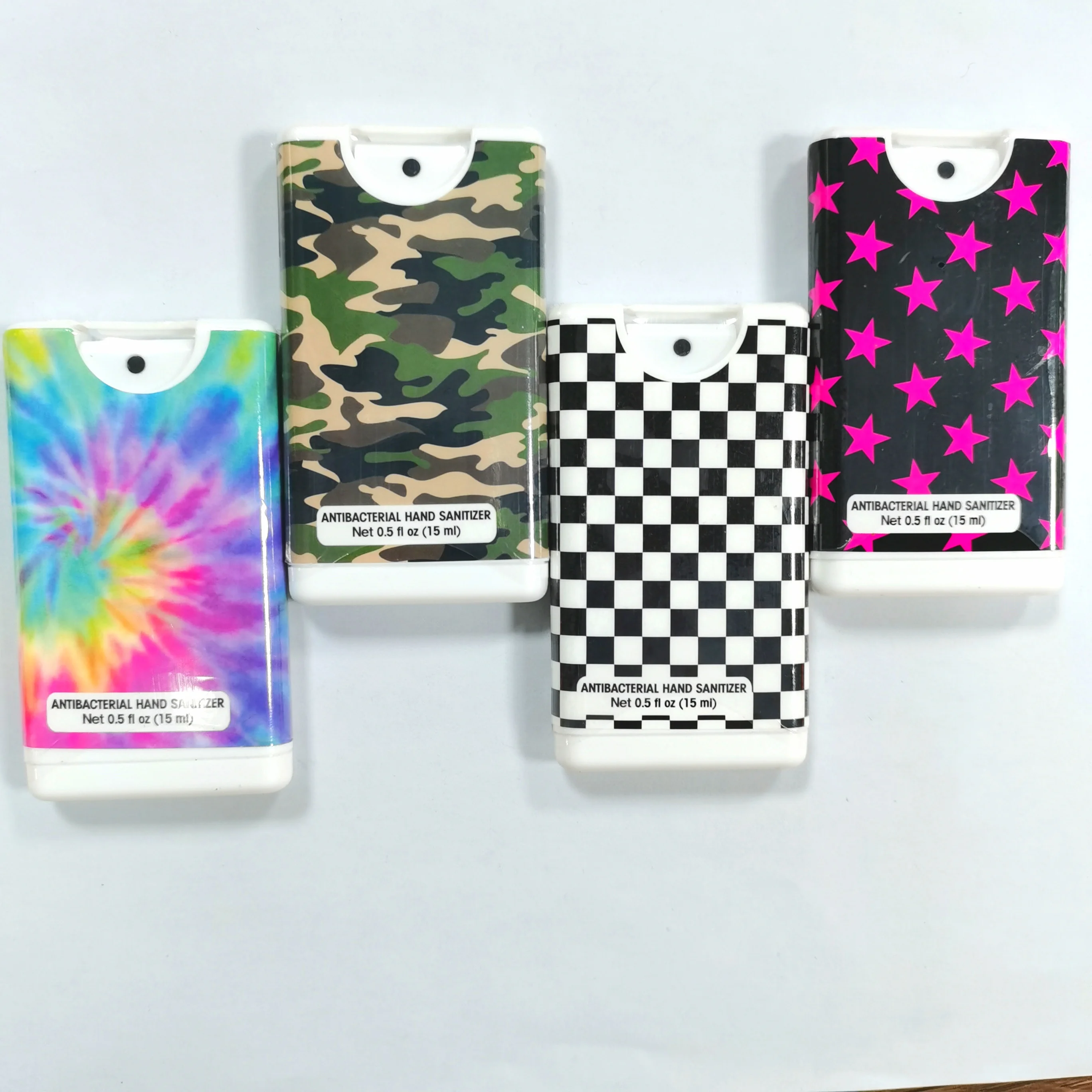 
Free Sample Wholesale Pocket Shape Hand Sanitizer 20Ml Plastic Credit Card Flat Spray Bottle 