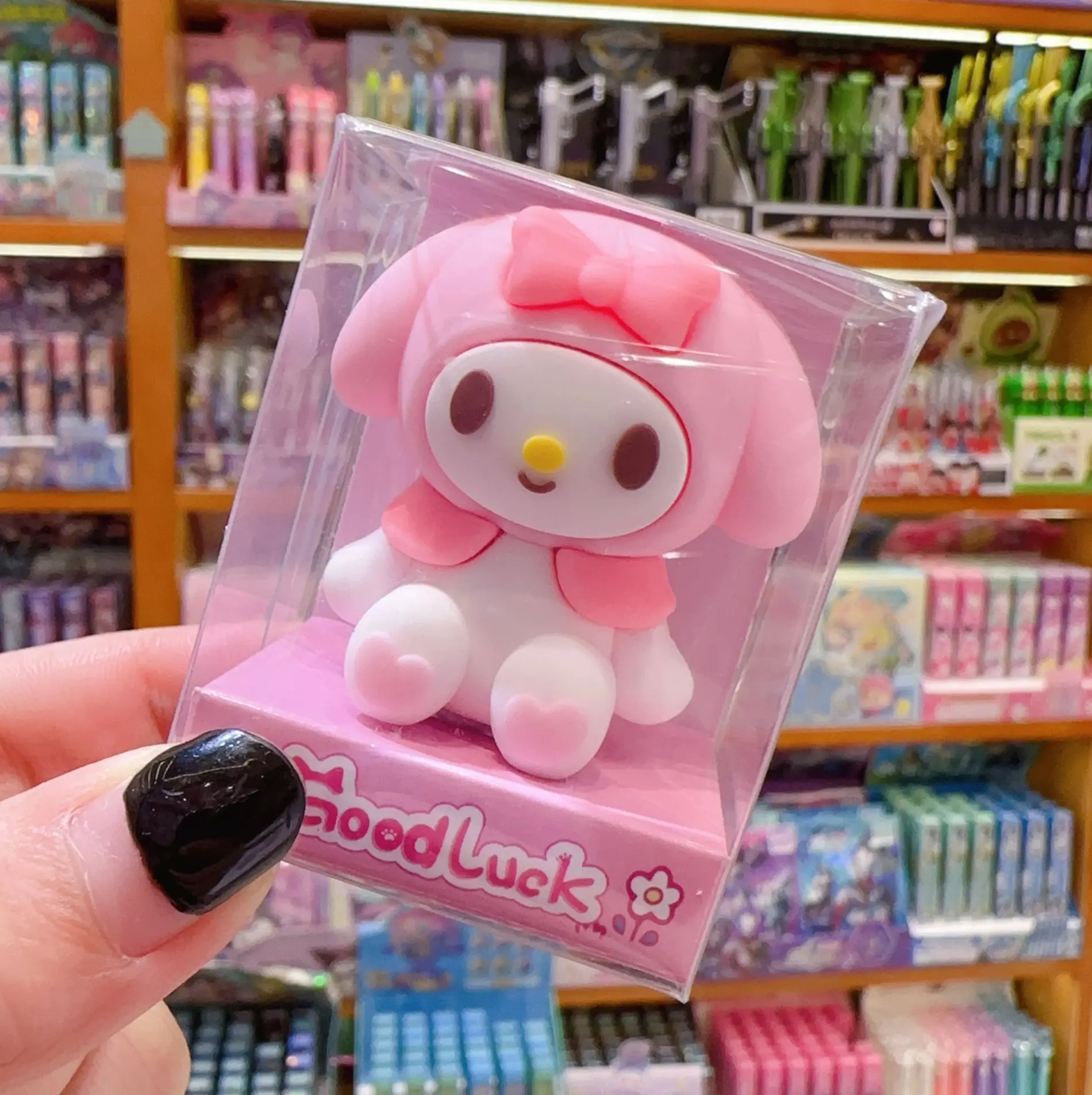 for kid stationery gift (Wholesale) 16pcs per box Kuromi Melody children cute pencil sharpener