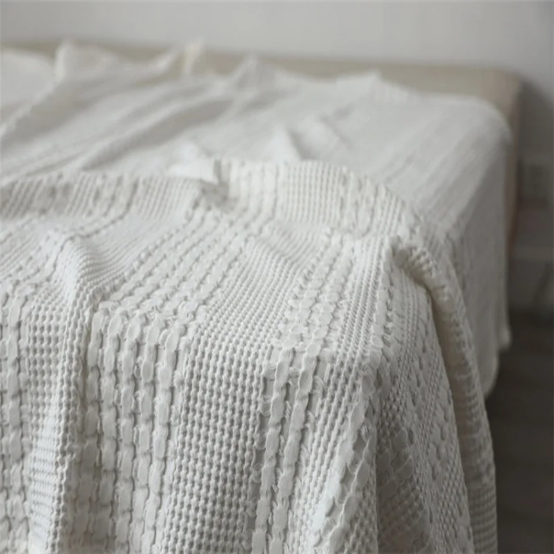Solid Big Hive Muslin Cotton Blankets for Beds Waffle Plaid Car Nap Couch Sofa Throw Soft Home Cover Sheet Bedspreads Pillowcase
