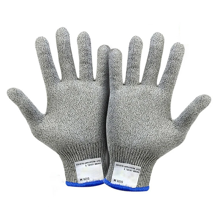 
Food grade hand protection anti cut gloves guantes anticorte level 5 cut resistant gloves for kitchen yard work 
