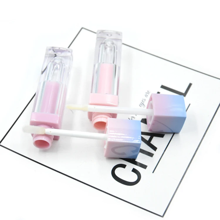 In Stock 5ml Empty Pink Blue Lip Gloss Tubes Cosmetics Packaging Liquid Lipstick Containers Bottles