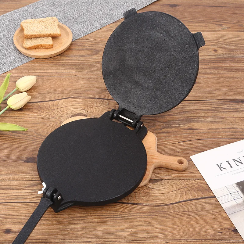 XINCHU Tortilla New Type Black Cast Iron Tortilla Presser with Handle