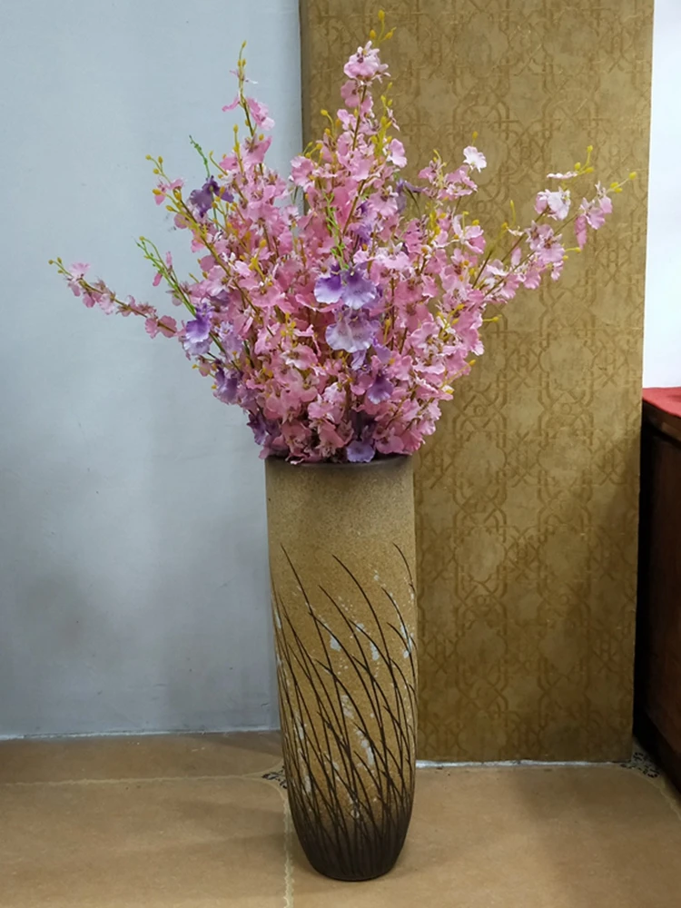 Cheap Hand Painted Ceramic European Style Floor Vases Made in Jingdezhen