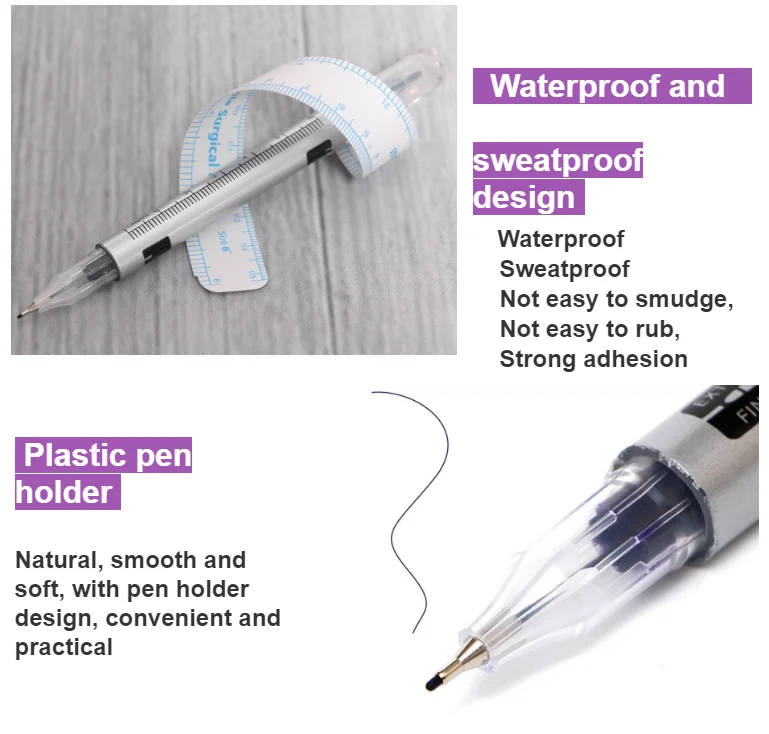 2020 Hot  makeup body tattoo marker pen surgical skin marker pen