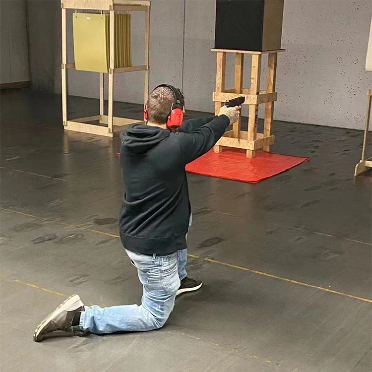 Natural Rubber Floor Tile Ballistic Rubber For Shooting Range Ballistic Rubber Sheet Matting