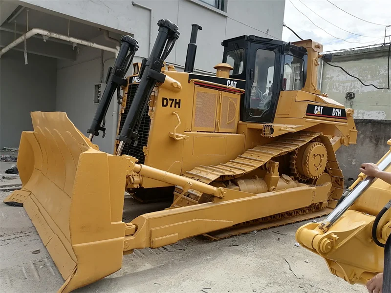 Японский Б/у бульдозер D7H для продажи Cat D7H, D7R дешевый бульдозер D7H CAT б/у бульдозер D7