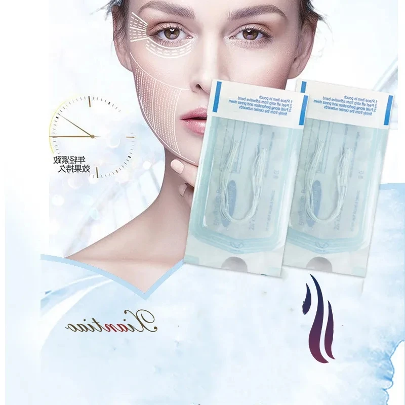 No Needle Facial Thread Lift Gold Protein  Line Carving For Anti-wrinkle With protein thread