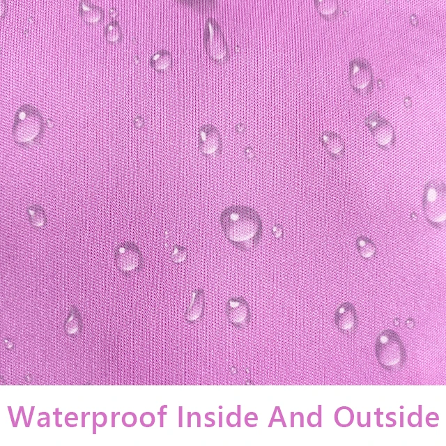 Custom Reusable Large 30*40 waterproof Travel Handy wet diaper bag With 2 Pockets