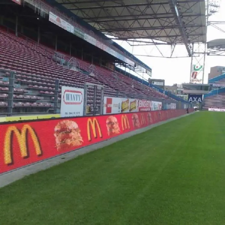 China Outdoor RGB Full Color P3.91 SMD Commercial Advertising Football Stadium Perimeter LED Display Screen