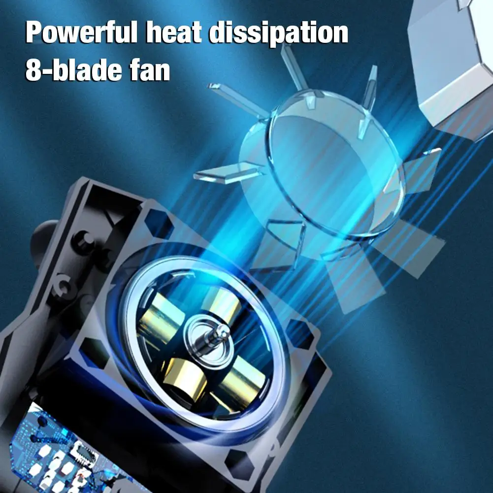 Universal Mobile Phone Radiator USB Powered Phone Cooling Fan Mute Radiator Rechargeable Smartphone Tablets Cooler Controller
