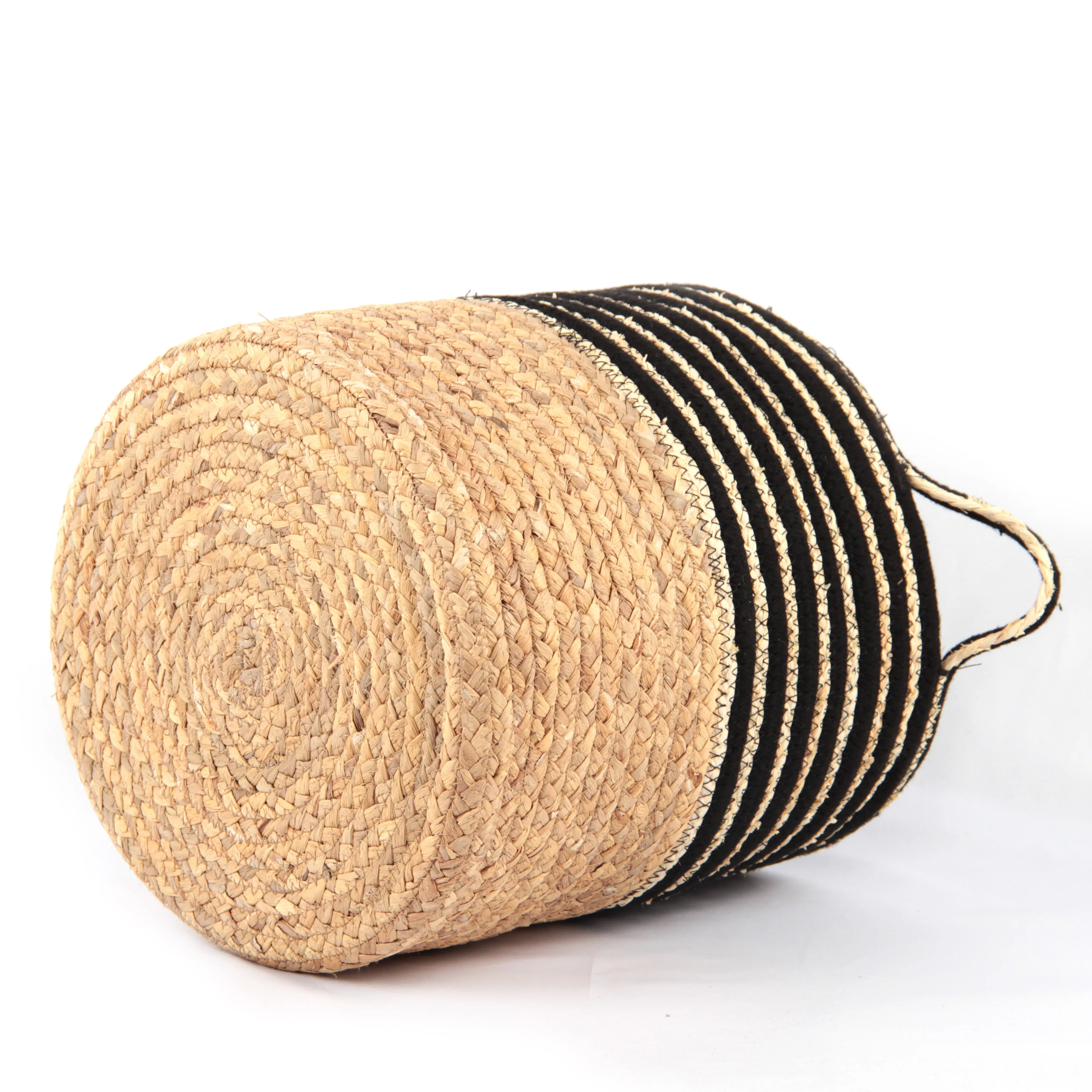 Соломенная Корзина с Гиацинтом для воды, корзина ручной работы на заказ, прочные корзины для хранения игрушек, корзины для хранения, цветок для девочек