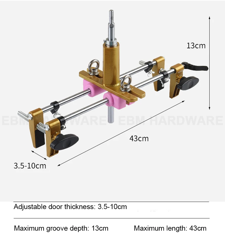 Wood Door Lock Hole Opener Kit Mortise Lock Installation Tool Wooden Door Lock Installation Kit for Drilling