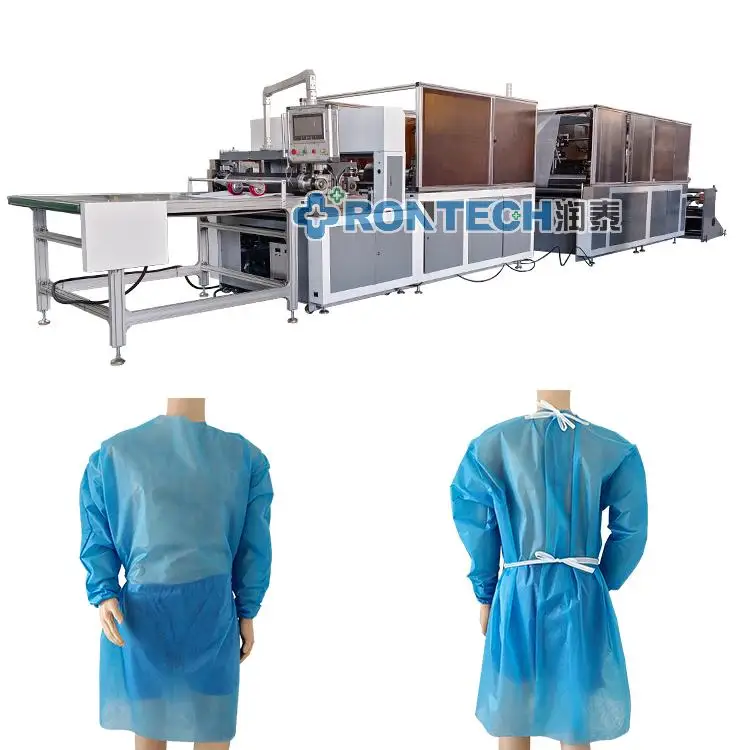 RT-медицинский хирургический халат машина для изготовления
