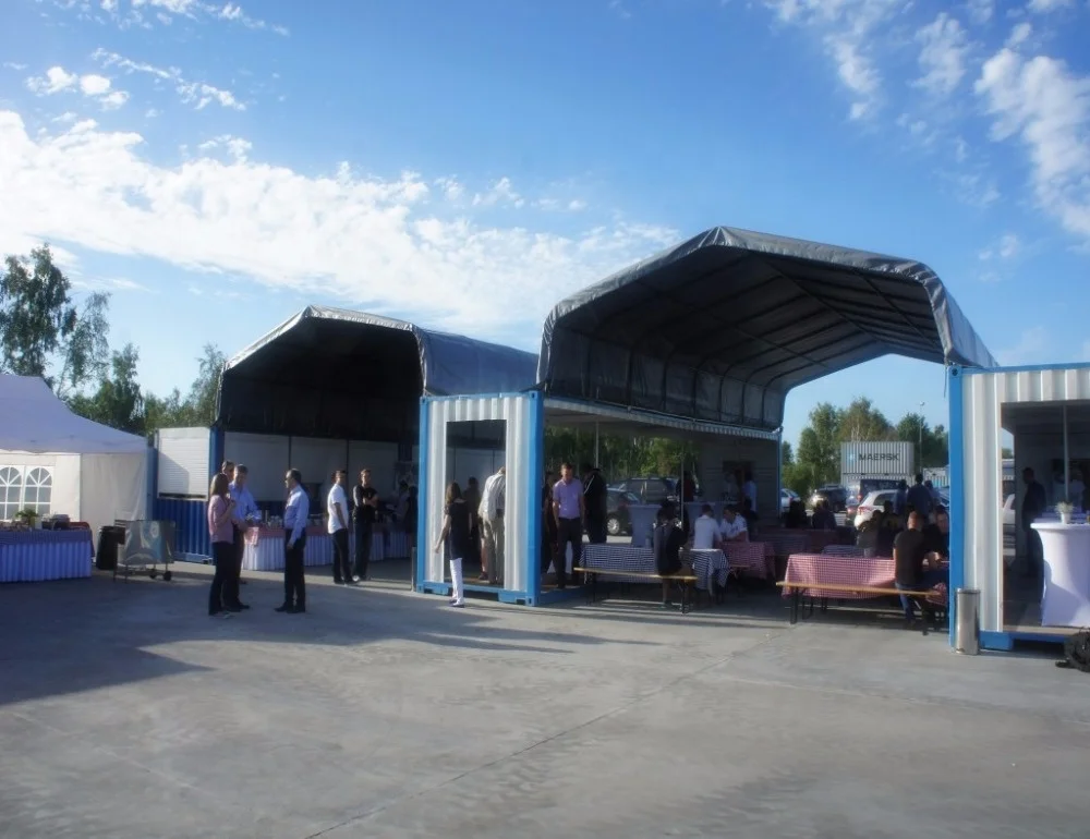 Container Roof Top Shelter , Fabric Container Mounted Storage shelter