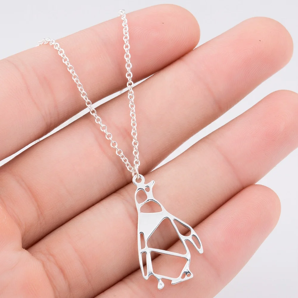 SEPT Fashion Cheap Stainless Steel Necklaces For Women Penguin Pendant Necklace Jewelry