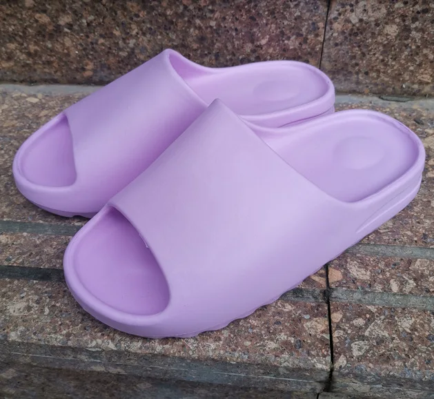 
Summer home sandals and slippers indoor and outdoor wear one-word slippers women non-slip EVA beach shoes thick-soled slippers 