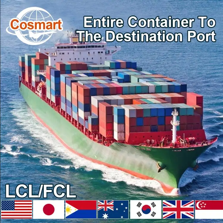 Cheapest Sea Freight Shipping Agent DAP/DDP Service Freight forwarder Logistics Company From China to Korea Japan