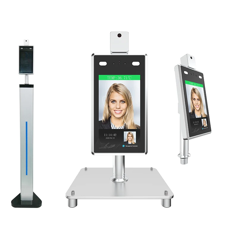 AI Face Recognition Body Temperature Scanner Camera with Germany Sensor