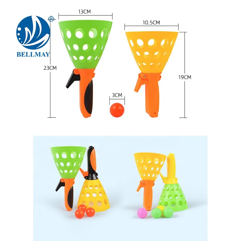 Игрушка Bemay забавная игра в помещении Спорт щелчок и ловушка прыгающий мяч игра Рогатка катапульта игрушки Дети