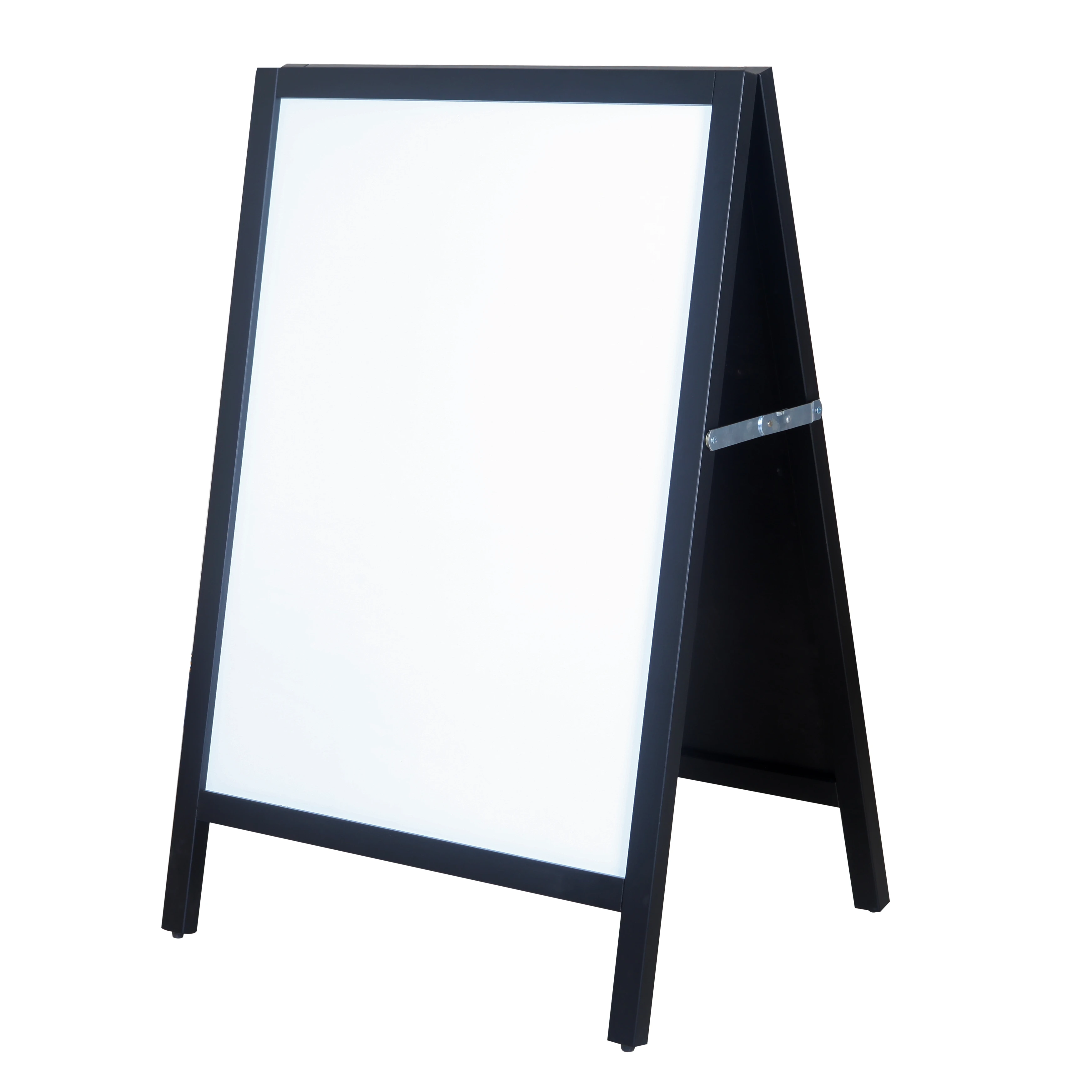 Advertising Board WhiteBoard Tablet Projector Wood Frame Folding Double Sides Notice Board Decoration Sign Display Board Stand