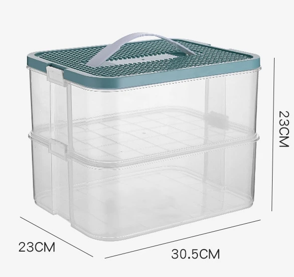2023 new designs Kids Large Plastic Storage Box Home Organizer Container Bin with Building Brick Lego Blocks Base