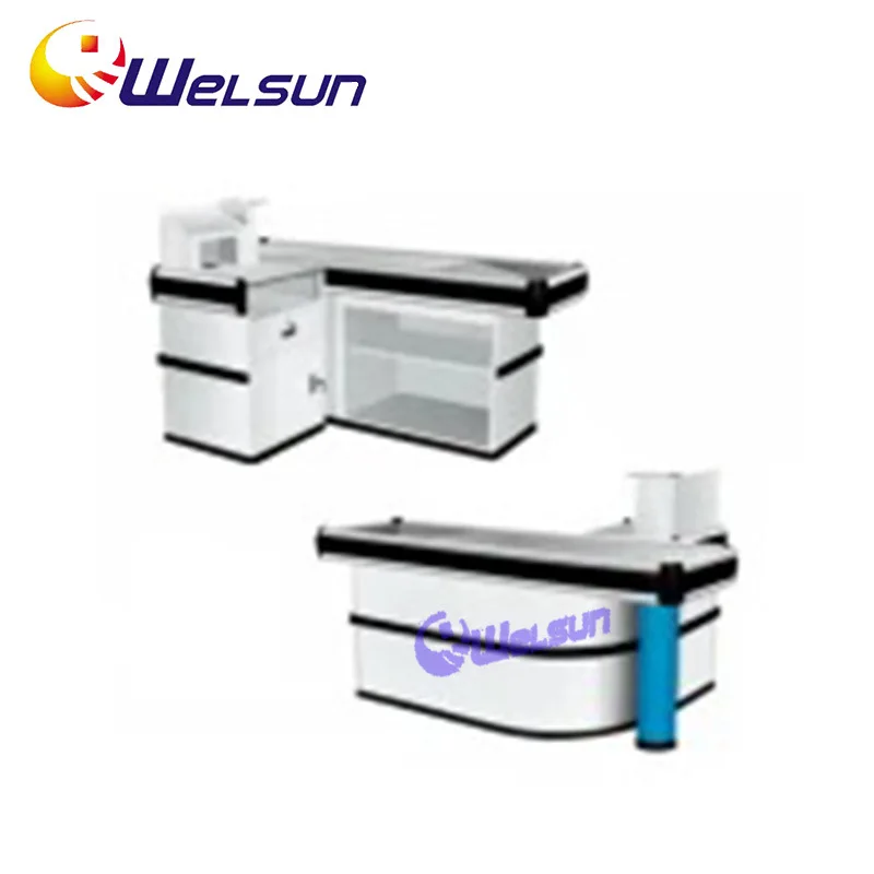 Multifunctional supermarket electric cashier iron convenience store corner cashier pharmacy cashier checkout counter