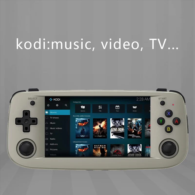 New 4.95 Inch Full View Handheld Game Player 4000 Games 5G Wifi Digital Game Console Anbernic RG503