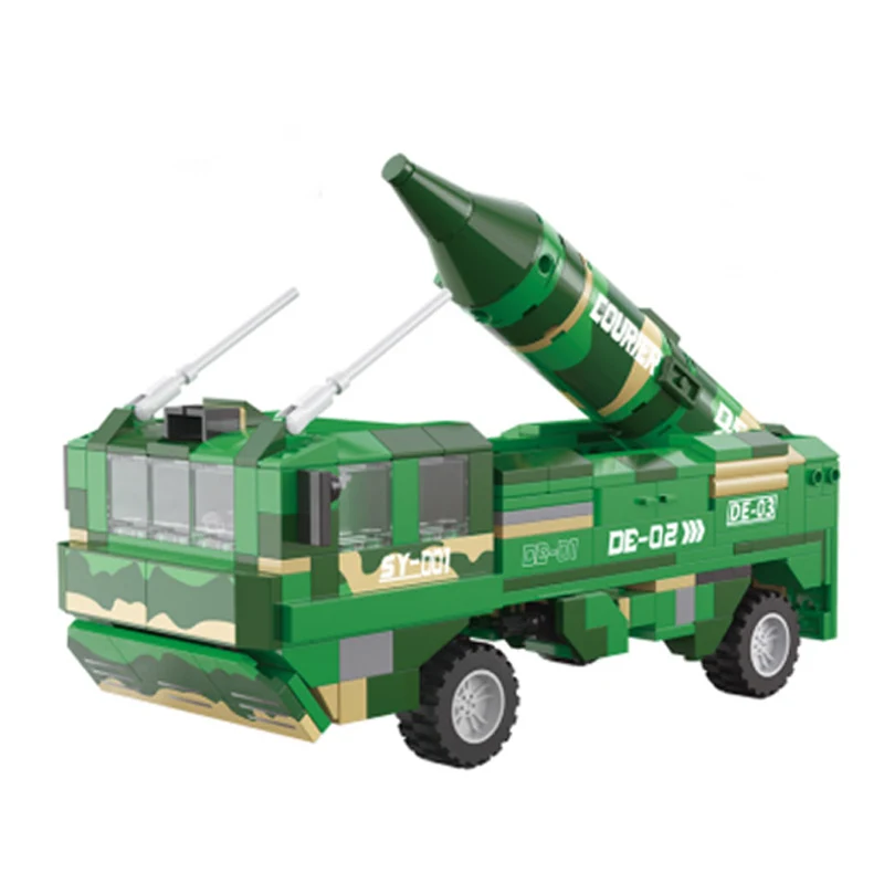 Cada C56022W 2 в 1 робот-деформация автомобиля Робот и военный боевой артиллерийский огонь игрушка DIY сборочные строительные блоки