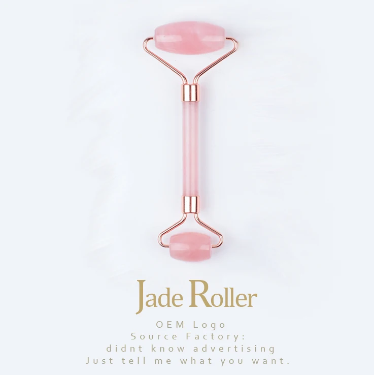 Whosale Original factory direct sale personal face skin care jade face massager stone aventurine roller in rose gold