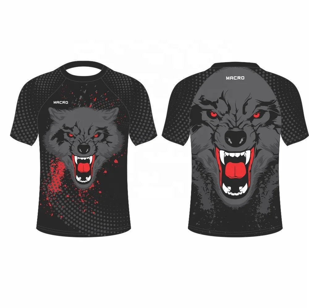 Custom printed Short sleeve mma rashguard / Printed Rashguard / BJJ Rash guard