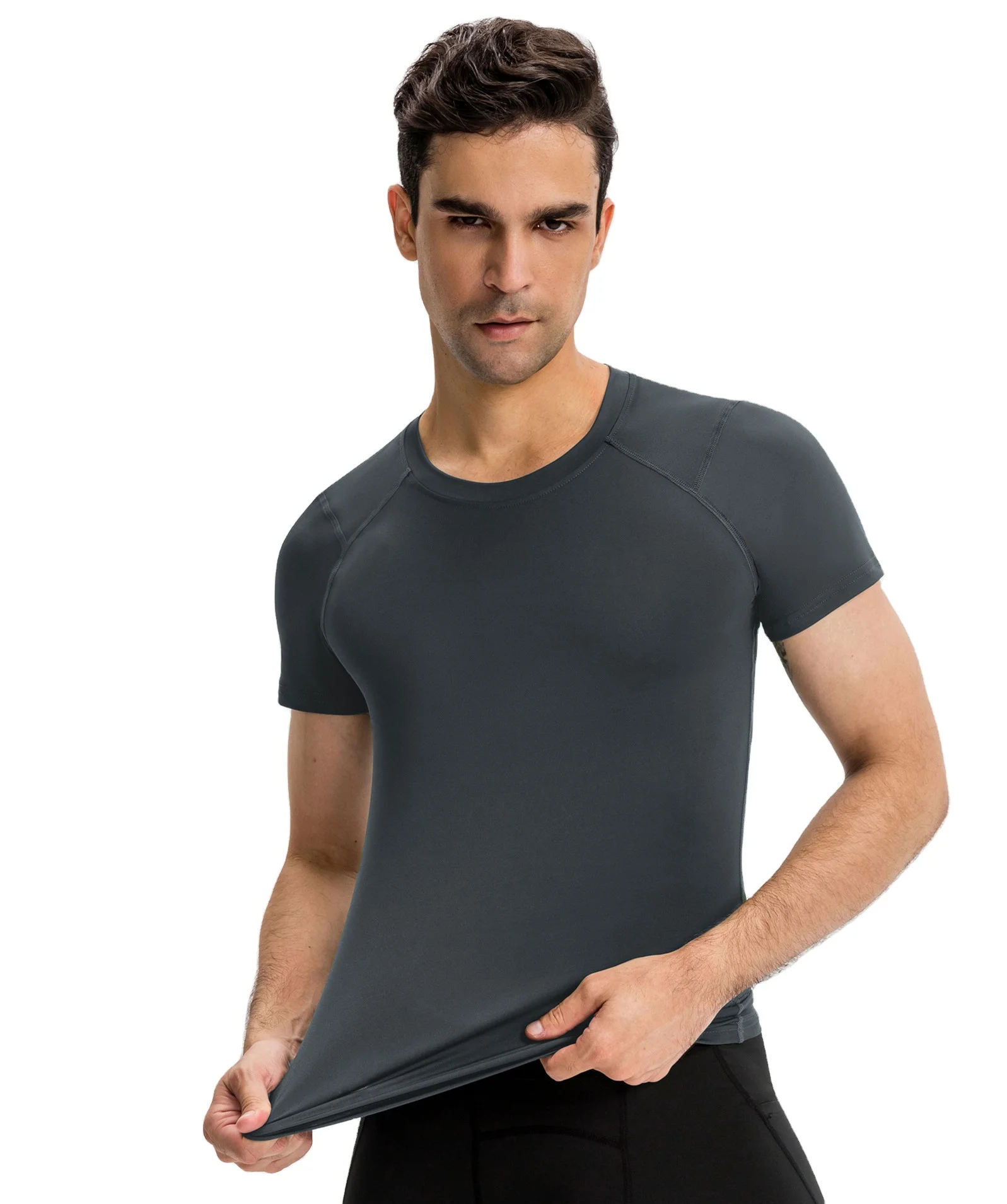 Wholesale Customized Hot Design Athletic Running Sports Wear Quick Dry Mens T Shirt Casual Blank T shirts for Men