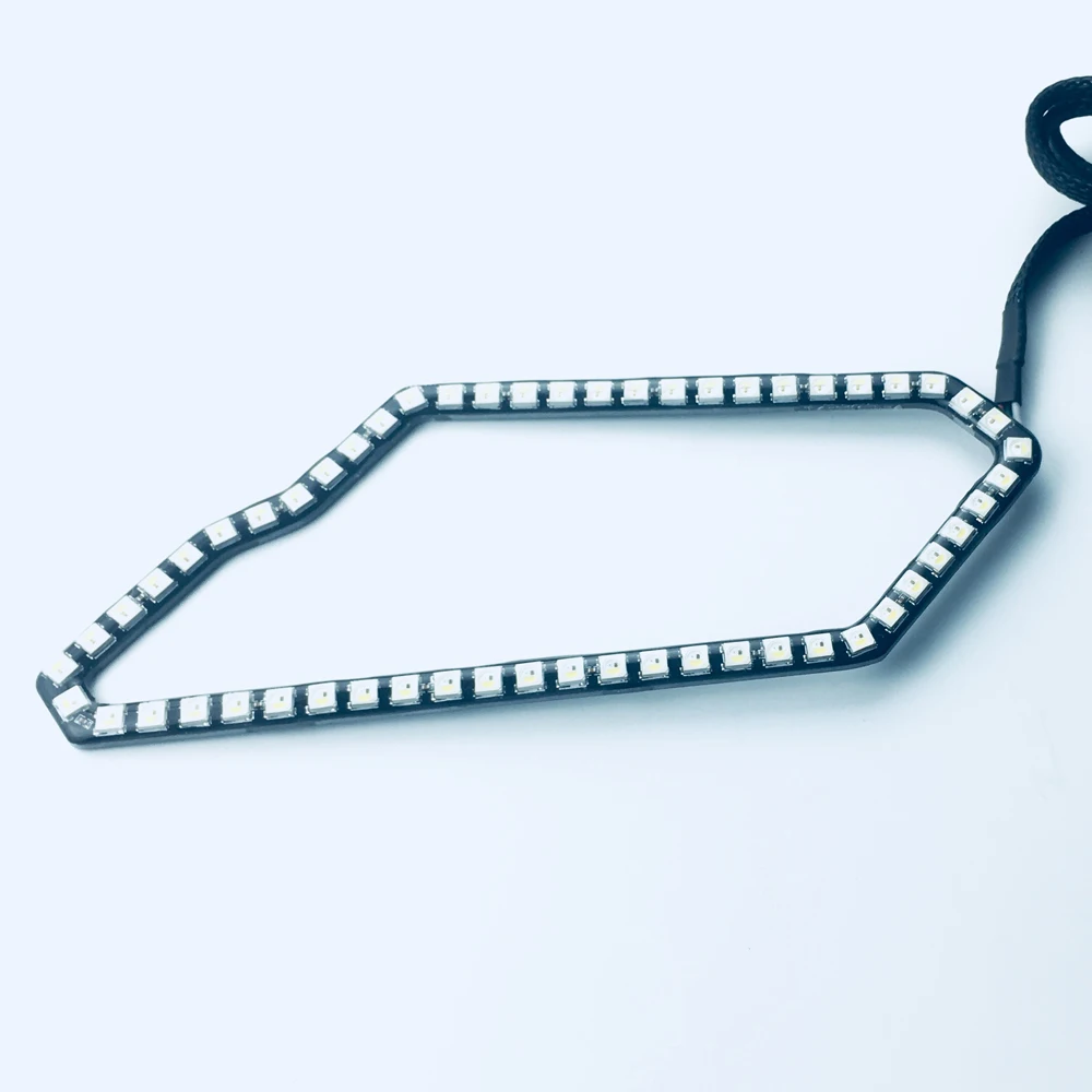 Misun new headlight 2pcs angel eye headlight RZR DANAMICS FOR CAN am x3