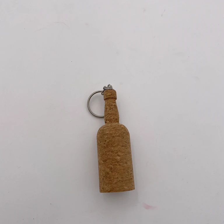 Porto bottle shape cork keychain Handmade Giveaway  Gift Graduation Cork Gift Souvenir Cork Floating Key Chains premium
