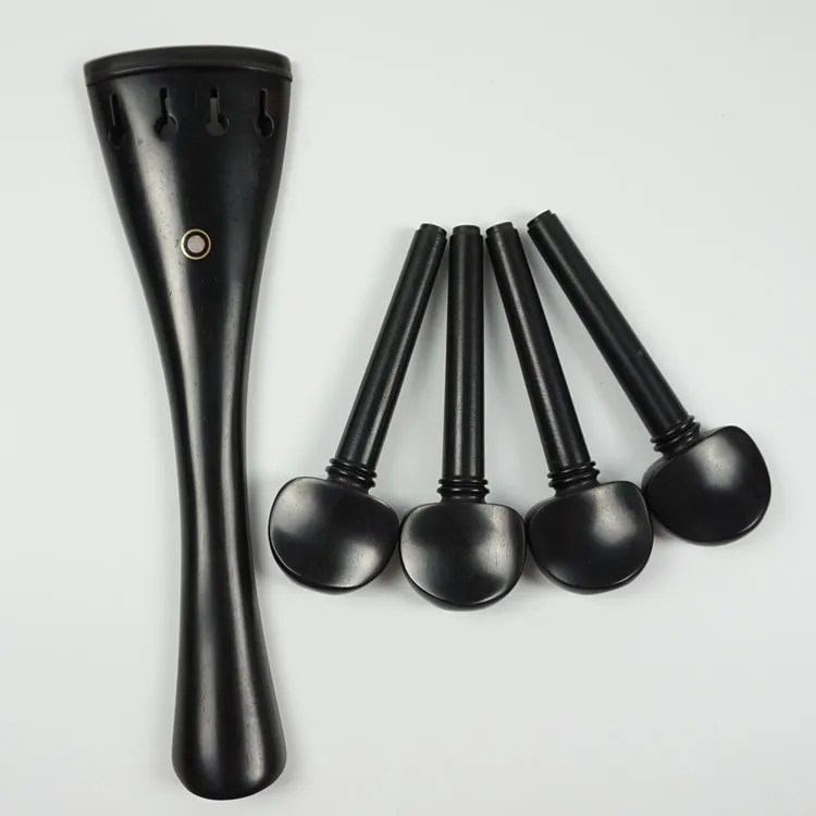 One Set 5pcs Cello Accessories Set Cello Pegs and Tailpiece