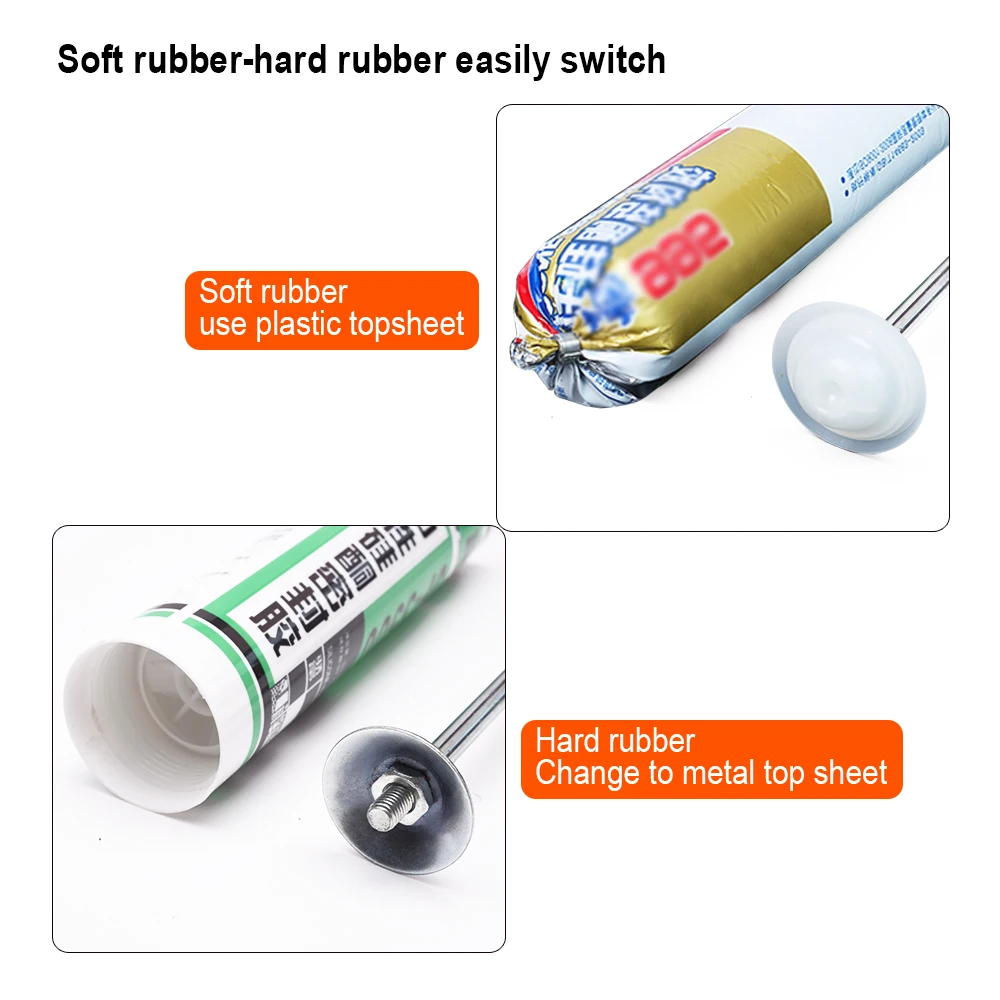 High quality 15' Aluminum barrel silicone sealant plastic soft glue caulking gun for construction paint spray