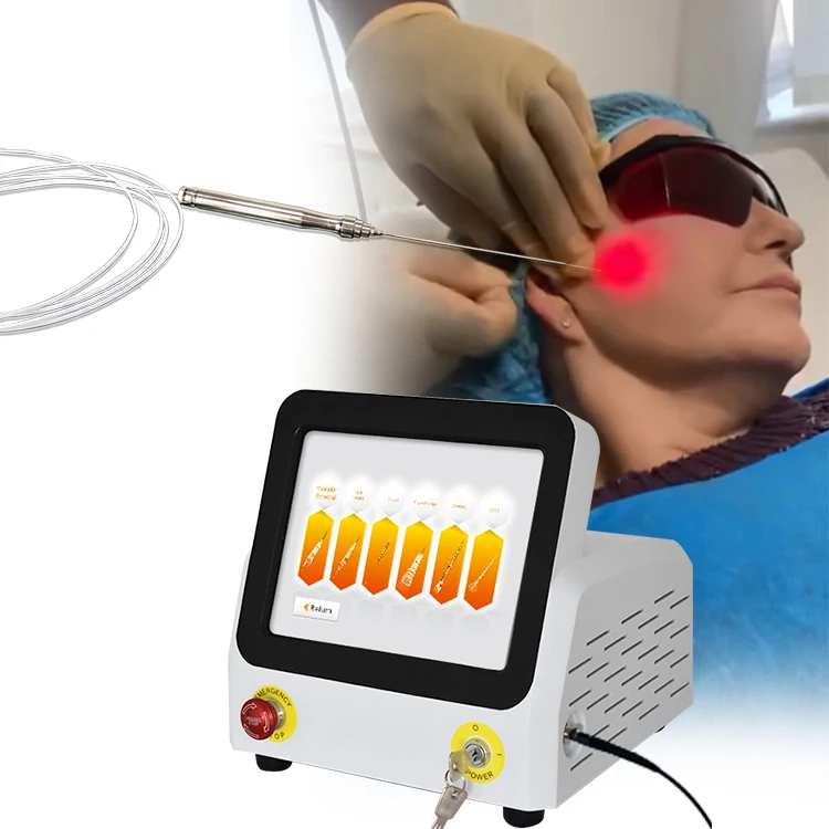 Laser 980nm 1470nm 1064nm liposuction device laser fat removal skin lifting beauty machine liposuction surgery