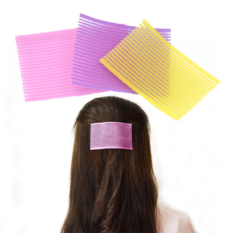 Самоклеящиеся с одной стороны крюк и петля Красочные Наращивание волос крюк и петля
