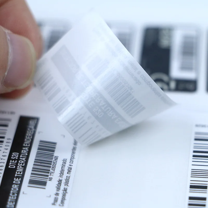 Wholesale custom high quality aluminum QR sticker bar code ID tag self adhesive steel blank metal barcode label for asset