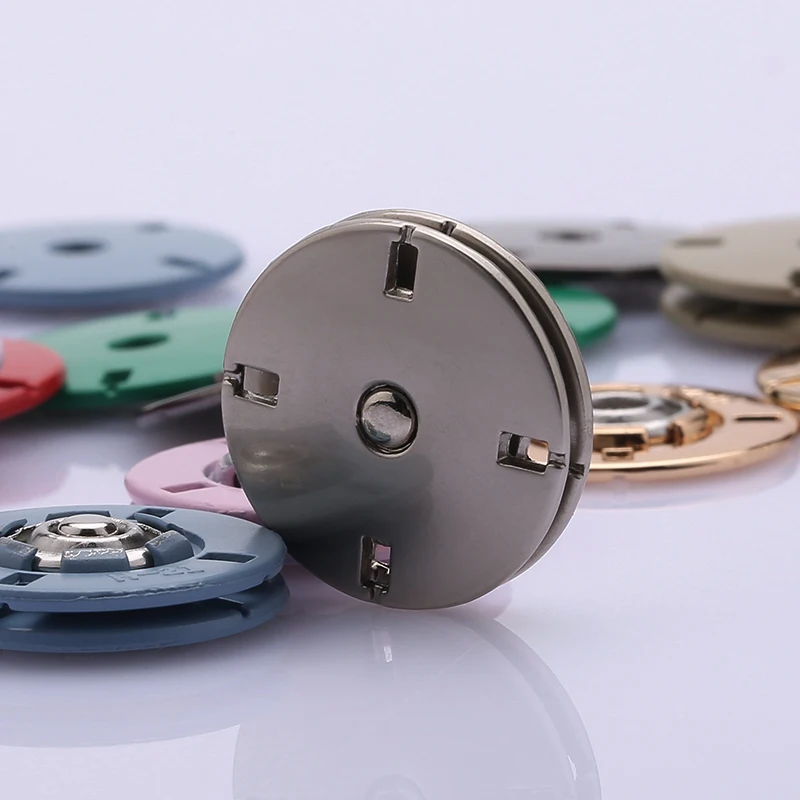Snap Buttons Press Button Garment Accessories for Clothing Colorful Metal Zinc Alloy Plating Spring Snap Button Custom Head 8mm