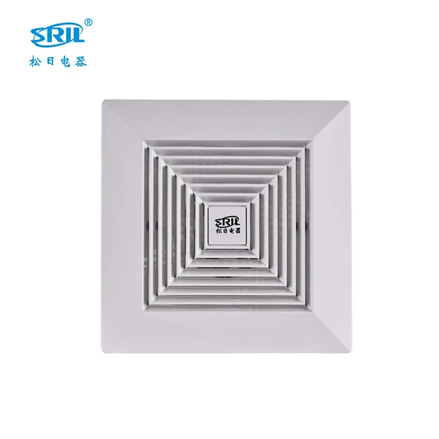 8 10 12 inch bathroom ventilation fan square plastic ventilating fan domestic ceiling exhaust fan